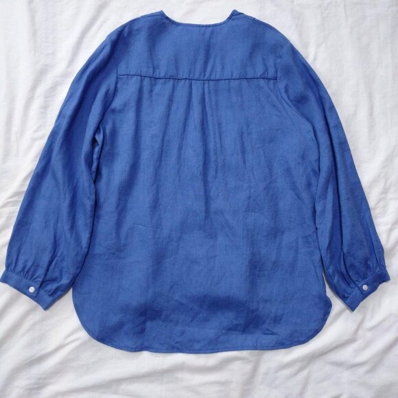 Luckyi Blue Shirt Blouse - Picture 2 of 7